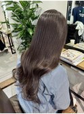 『オリーブベージュ×イルミナカラー』