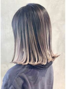 トゥルートラスト アン 下石田店(True Trust un) おしゃれな大人のグラデーションカラー 裾カラー アッシュカラー