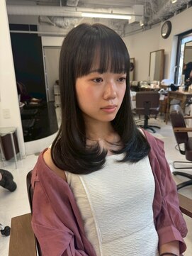 ハピネス 王寺店(Happiness) レイヤーカット/韓国レイヤー/前髪カット/顔周りカット