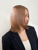ユウヘアー 千代田橋店(U Hair)&nbsp;ハイトーンベージュ×顔まわりレイヤー