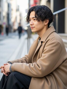 コトナ 越谷店 越谷/メンズ/メンズパーマ×センターパート