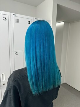 イロウ 山口どうもん店(IROW) ダブルカラー/アクアブルー/水色/ブリーチなし