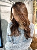 レイヤーカット小顔に見せるヘア/韓国ヘア/髪質改善/福岡/博多/