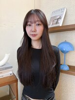 マッシュ 北堀江(MASHU)&nbsp;ロングヘア/顔周りレイヤー/透明感カラー/ブラウンカラー