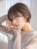 カット+透明感アディクシーカラー+トリートメント¥12000