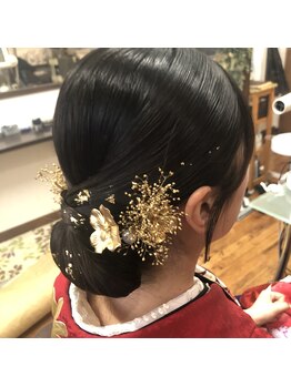 ふぉうとれすの写真/シニヨンアレンジでシンプルかつ華やかに
