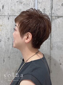 ソルア 上本町(solua)の写真/【上本町】パサつきやハリコシ不足に。“高濃度水素ケア”で、年齢を感じさせない潤いと艶髪へ導きます♪