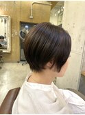 梅雨前の自然なツヤサラショート