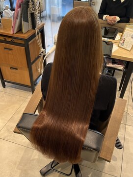 エクファヘアエステプラス 草津 栗東(ex-fa hair esthe+) ピンクベージュ/アンブレラカラー/クールショート/前髪/草津