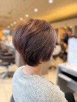 アース 土気あすみが丘店(HAIR&MAKE EARTH)&nbsp;ピンクブラウンショートヘア