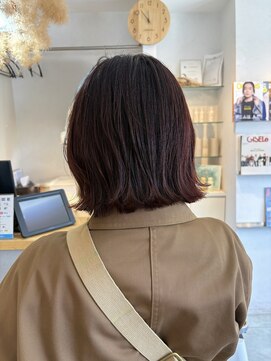クロレ(CLORE) 外ハネボブ　ボブ　タッセルボブ　暖色カラー　20代30代40代