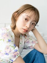 アーダー(ADER) パールベージュ×レイヤーボブ