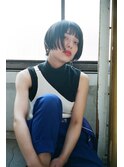 【Mauloa】小顔ヘア 前下がりボブ グラデーションカット 黒髪