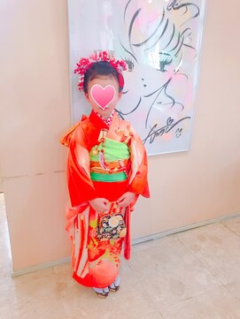 ヘアー リゾート クリップ(CLip) 七五三着付けへアー