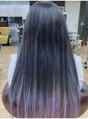 <ラピッシュ桜田店>エクステグラデーションホワイトグレージュ