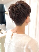 キャアリー(Caary)&nbsp;福山ハンサムショートヘア人気Caary気になってた刈り上げ＾＾
