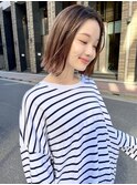 似合わせカット/外ハネボブ/くびれヘア/切りっぱなしボブ