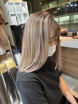 ラフ(LAFF)&nbsp;#黒髪#ボブルフ#ネビージュ#小顔#ワンレン