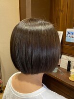 ヘアーズロー(hair's LOWE) 【 hair's LOWE 】ミニボブ/丸みショートボブ/ワンカール/黒髪