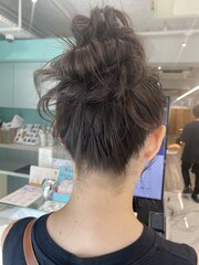 【高木】最後は簡単アレンジ～おだんごhair～