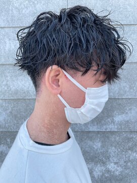 ニアウ 太田店(Niau) 波巻きパーマツイストスパイラルパーママッシュメンズパーマ