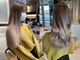 アンジェリカ 岡山店(ANGELICA)の写真/プラチナ人毛を使用するので、一本一本が毛先まで自然に馴染む♪【岡山/レイヤーカット/韓国風/髪質改善】