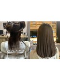 毛量を抑える小顔すっきり美髪ストレート【カミケンガレリア】