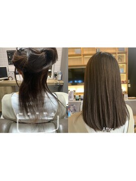 カミケンガレリア(kamiken. galleria) 毛量を抑える小顔すっきり美髪ストレート【カミケンガレリア】