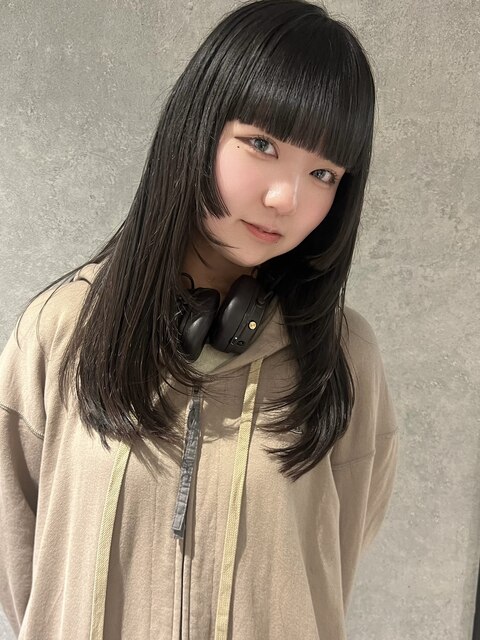 畑山/ワイドバング姫レイヤー顔まわりレイヤー髪質改善シャギー