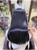 髪質改善/縮毛矯正/ロングヘアー/ツヤ髪/艶カラー/桂/西京区