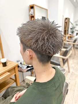 セイドット フクオカ(Say.FUKUOKA) 【メンズ★大名】スパイキーショート×刈り上げ×ブリーチ