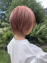 ウニレ バイ センス(unire by sense)&nbsp;【ショートに合うブリーチカラー】ピンクグレージュカラー