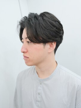 アーシェ 横浜店(A'SHE) 6：4センターパートで気取らないナチュラルな雰囲気