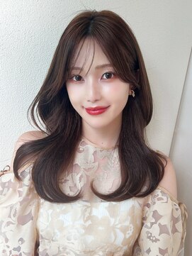 アフロート ディル(AFLOAT D'L) ☆小顔面長丸顔オルチャンヨシンモリミディアム前髪ありなし