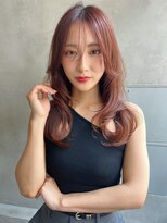 シエスタ(Siesta) 【siesta】大人上品ピンクブラウンxくびれロング