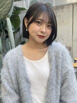 ノラギンザユー(NORA GINZA/U)&nbsp;ミニボブ顔まわりカット顔まわりレイヤーストレートボブ後れ毛25