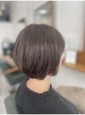 【ショートボブ】前下がりショートボブ