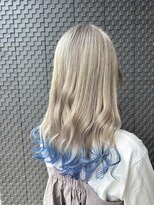 テイスティ プライム(tasty prime)&nbsp;ミルクティー×マリンブルー【裾カラー】