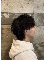 メンズギフト(men's GIFT)&nbsp;ツーブロックツイストスパイラルパーマメンズウルフ