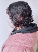 【morio原宿】ボブパーマ　大人可愛い　ゆるふわパーマ　宮本