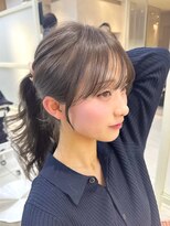 アマトウキョウ アユンチェ(AMA TOKYO×AYUNCHE)&nbsp;韓国ヘア　2wayバング  レイヤーカット くびれヘア  顔周り/