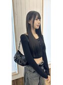 黒髪ロング