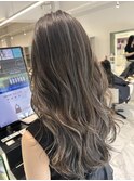 【高木】グレー混じりのハイライトデザイン◎
