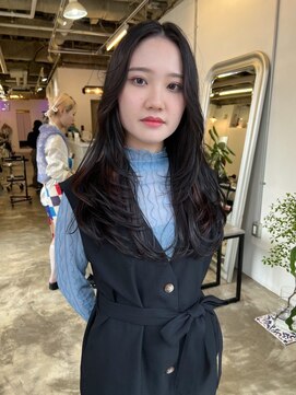 ネス(ness) ブリーチカラー/ハイライト/レイヤーカット/ダブルカラー