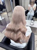 ペレ 栄店(PELE) ホワイトグレージュ/デジタルパーマ/チェリーブラウン/栄