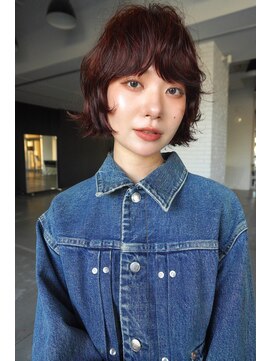 天神　ボブ　レイヤーカット　ボブパーマ