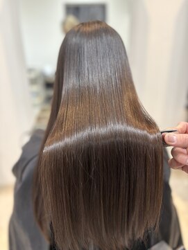 【感激艶感、美髪ストレート】