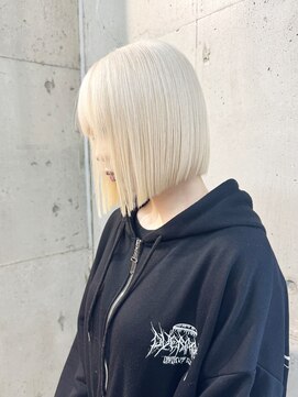 ラニヘアサロン(lani hair salon) ブロンドカラー/ハイトーン/ブリーチ/抜きっぱなし/ボブ