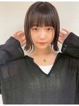 サンドパールス 仙台店(sand PALCE) 髪質改善/大人ガーリー/似合わせカット/ショートボブ前髪/仙台