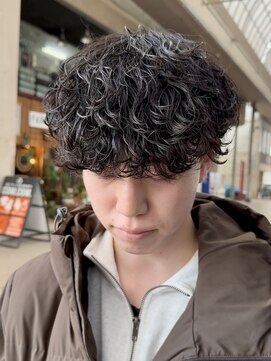 ウェーブ(WAVE) 波巻きスパイラル/メンズパーマ/メンズカット/波巻きパーマ